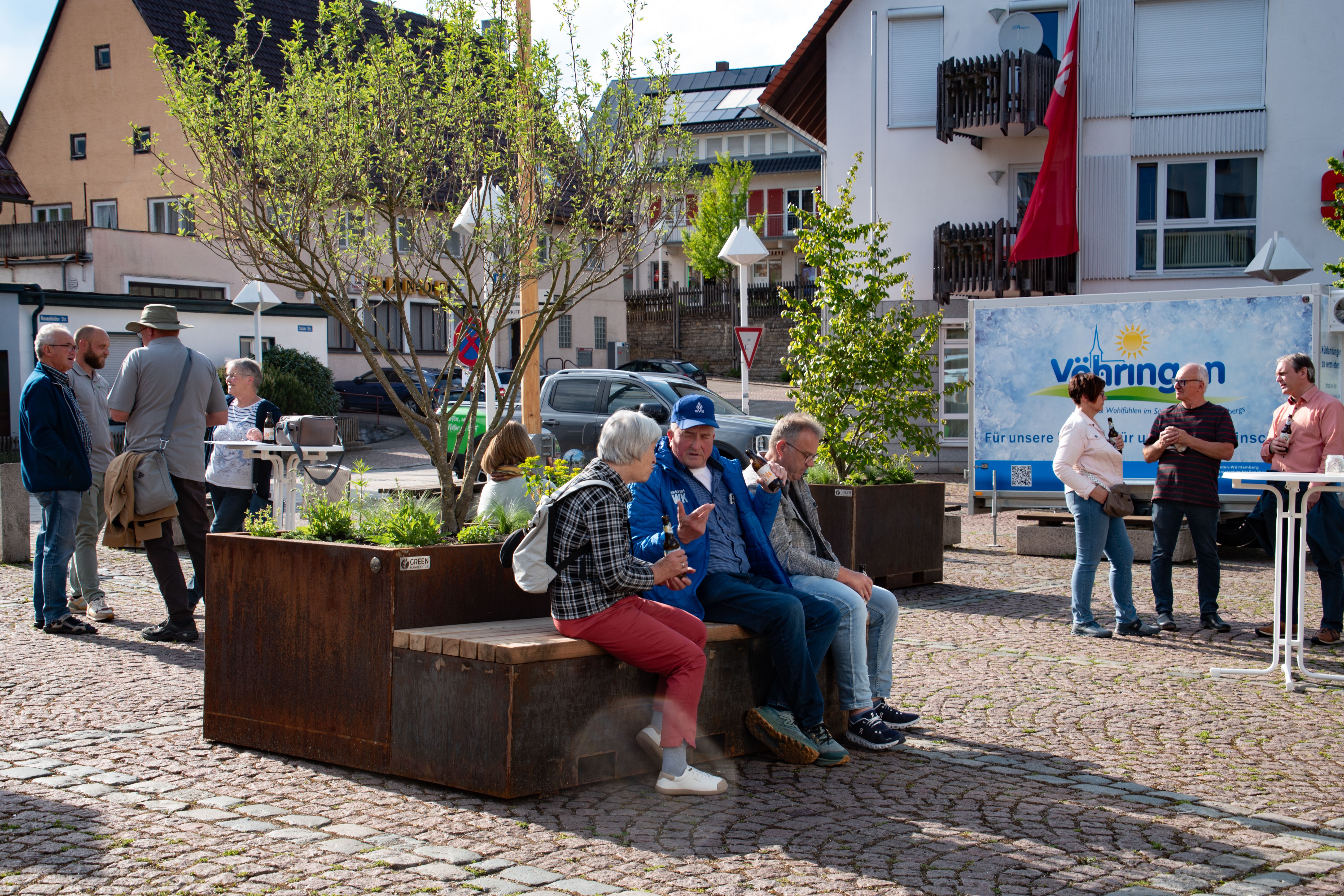 Einweihung unseres Dorfplatzes